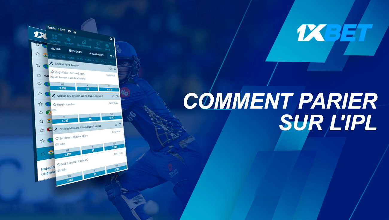 comment parier IPL